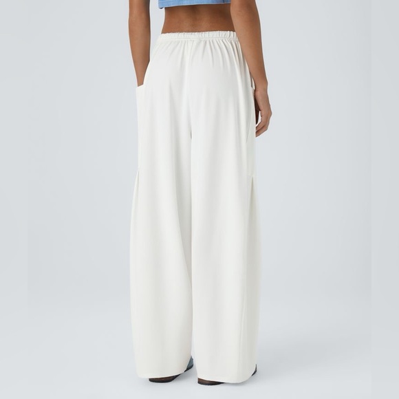 NWT HALARA Palazzo Flowy Wide Leg Casual Pants - Picture 6 of 10